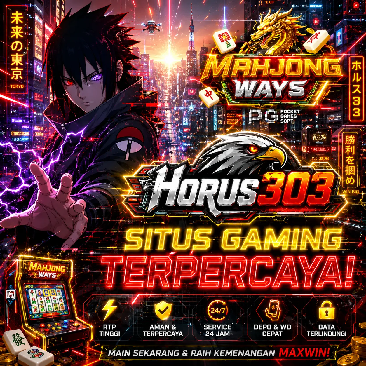 HORUS303 : Platform Resmi Slot Demo Mahjong Scatter Hitam Mudah JP Hari Ini
